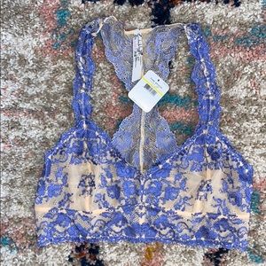 Lilac lace Free People bralette